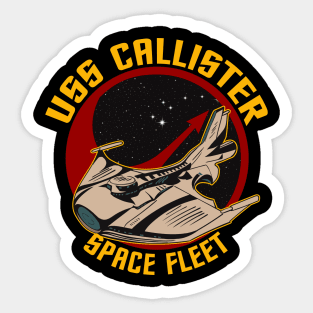 Space Fleet USS Callister Sticker